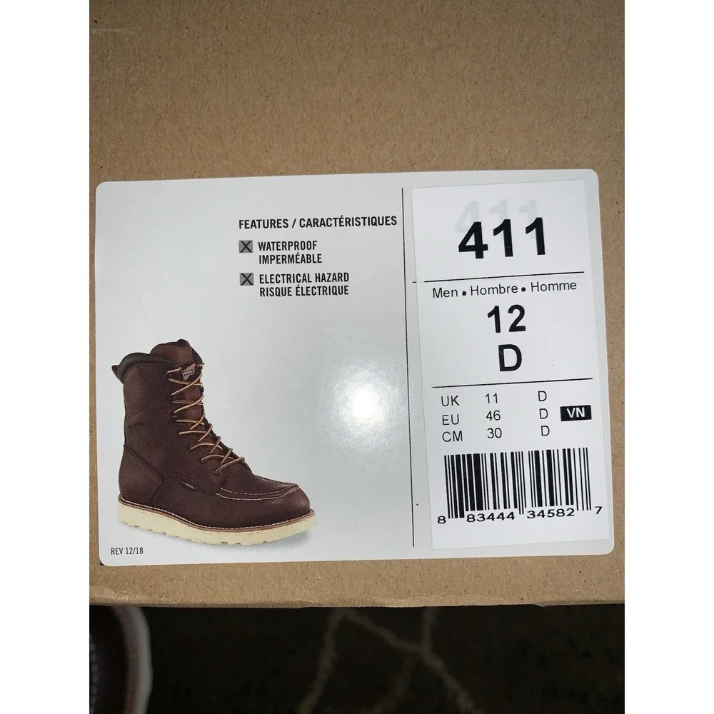 New‎ Red Wing 411 Traction Tred 8